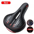 083 Red_WEST BIKING Road Bike Saddle MTB Bicycle Seat With Warning Taillight PU Breathable Soft Sea 083 Red_WEST BIKING Road Bike Saddle MTB Bicycle Seat With Warning Taillight PU Breathable Soft Sea
