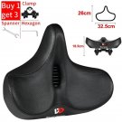 120 Clamp Tools_WEST BIKING-Ergonomic Big Butt Bicycle Saddle,Widen Thicken Cushion Pad,Comfortable 