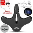 122A Clamp Tools_WEST BIKING-Ergonomic Big Butt Bicycle Saddle,Widen Thicken Cushion Pad,Comfortable