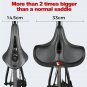 122A Clamp Tools_WEST BIKING-Ergonomic Big Butt Bicycle Saddle,Widen Thicken Cushion Pad,Comfortable