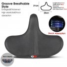 125 Groove_WEST BIKING-Ergonomic Big Butt Bicycle Saddle,Widen Thicken Cushion Pad,Comfortable Breat