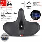126 Clamp Tools_WEST BIKING-Ergonomic Big Butt Bicycle Saddle,Widen Thicken Cushion Pad,Comfortable 