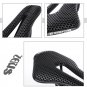 S40 Saddle Nylon WH_ZEIUS 3D Printed Bike Saddle Carbon/Nylon Fiber Ultra Light Breathable Mountain