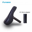 Black 31.6MM Adaptor_Funsea Bicycle Saddle BMX Saddles Dirt Jump Cruiser Bike Seat Freestyle Racing 