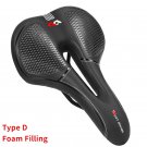 Foam Filled D_WEST BIKING Bicycle Saddle Gel Sponge Filled Comfortable Cushion For Men MTB Bike Fron