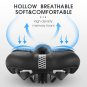 Gel Filled C_WEST BIKING Bicycle Saddle Gel Sponge Filled Comfortable Cushion For Men MTB Bike Front