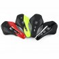 Blue_WEST BIKING Ultralight Mountain Bicycle Saddle MTB Short Nose Road Bike Seat PU Leather Hollow