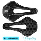 Black Carbon Base_RYET Carbon Fiber 3D Printed Bike Saddle Ultralight Hollow Comfortable Breathable 