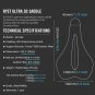 T40A 3D Saddle_RYET Carbon Fiber 3D Printed Bike Saddle Ultralight Hollow Comfortable Breathable MTB