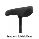 A Sets 25.4x150mm_BMX Saddle with Seat Post BMX Bike Seat Pivotal Middle Hole Bicycle Accessories A Sets 25.4x150mm_BMX Saddle with Seat Post BMX Bike Seat Pivotal Middle Hole Bicycle Accessories