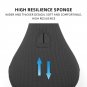 A Sets 27.2x150mm_BMX Saddle with Seat Post BMX Bike Seat Pivotal Middle Hole Bicycle Accessories