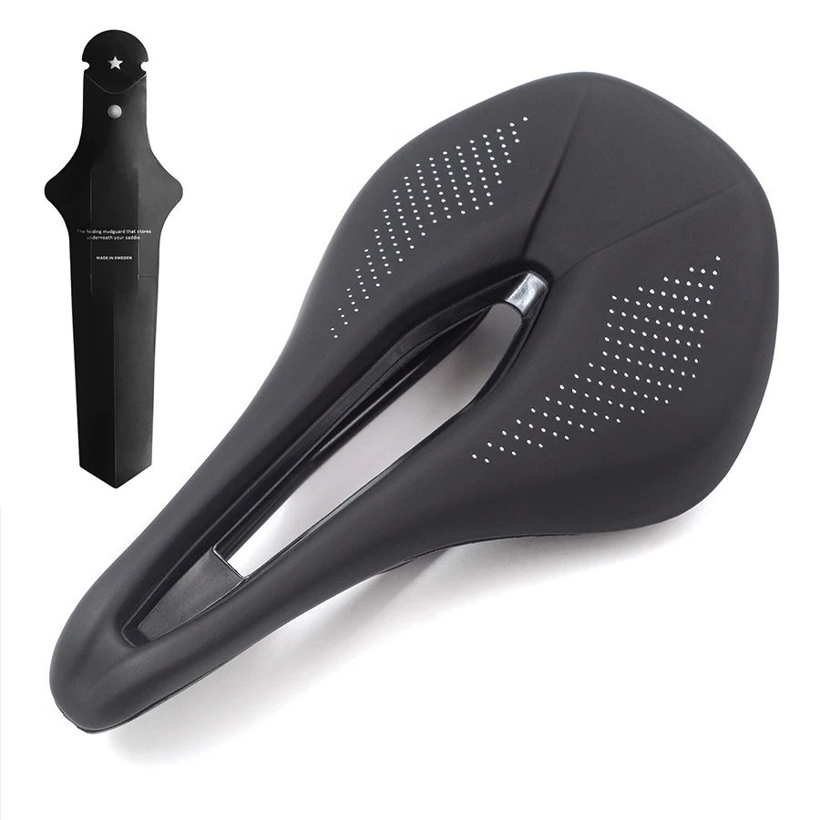 Expert-Fender_Bicycle Saddle Power Comp for Mens Womens Comfort Road Cycling Saddle Mtb Mountain Bik