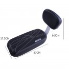 Rear Seat-black_Bicycle Back Seat Bike PU Leather Soft Cushion Rear Rack Seat Water Resistant Childr