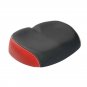 Red_Big Butt Wide Large Bicycle Saddle Breathable Men Women MTB Wide Racing Road Bike Seat For Sport