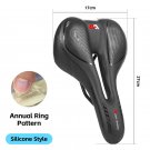 128 Gel B_WEST BIKING Comfortable Gel Bicycle Saddle Spring Shock Absorption MTB Road Bike Soft Cush