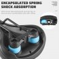 129 Sponge A_WEST BIKING Comfortable Gel Bicycle Saddle Spring Shock Absorption MTB Road Bike Soft C