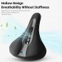 B Widen Sponge Set_WEST BIKING Comfortable Gel Bicycle Saddle Spring Shock Absorption MTB Road Bike 