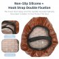 Brown_WEST BIKING Comfortable E-Bike Saddle Gel 3D Cushion Cover Electric Bicycle Seat Waterproof No