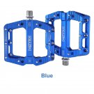 MZ-327 blue_3 Bearings Wide Bicycle Pedals Ultralight Anti-slip CNC BMX MTB Road Bike Pedal Cycling 