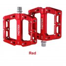 MZ-327 red_3 Bearings Wide Bicycle Pedals Ultralight Anti-slip CNC BMX MTB Road Bike Pedal Cycling S