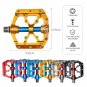 X12s Anode Blue_3 Bearings Bicycle Pedals Ultralight Anti-slip CNC BMX MTB Road Bike Pedal Cycling S