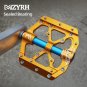 X12s Anode red_3 Bearings Bicycle Pedals Ultralight Anti-slip CNC BMX MTB Road Bike Pedal Cycling Se