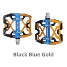 Y06-Black Blue Gold_Bicycle Pedal Ultralight Aluminium Alloy 3 Bearings Bicycle Pedals 14 colors Roa Y06-Black Blue Gold_Bicycle Pedal Ultralight Aluminium Alloy 3 Bearings Bicycle Pedals 14 colors Roa