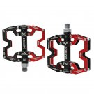 Y08-Black Red_Bicycle Pedal Ultralight Aluminium Alloy 3 Bearings Bicycle Pedals 14 colors Road MTB Y08-Black Red_Bicycle Pedal Ultralight Aluminium Alloy 3 Bearings Bicycle Pedals 14 colors Road MTB