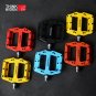Black_ThinkRider Flat Bike Pedals MTB Road 3 Sealed Bearings Bicycle Pedals Mountain Pedals Wide Pla