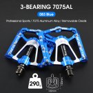083 Blue Ultralight_WEST BIKING MTB Bicycle Pedals Ultralight CNC Aluminium Alloy Anti-Slip Road Bik 083 Blue Ultralight_WEST BIKING MTB Bicycle Pedals Ultralight CNC Aluminium Alloy Anti-Slip Road Bik