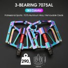 083 Colorful Plated_WEST BIKING MTB Bicycle Pedals Ultralight CNC Aluminium Alloy Anti-Slip Road Bik 083 Colorful Plated_WEST BIKING MTB Bicycle Pedals Ultralight CNC Aluminium Alloy Anti-Slip Road Bik