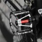 104 Blue Reflective_WEST BIKING MTB Bicycle Pedals Ultralight CNC Aluminium Alloy Anti-Slip Road Bik