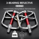 104Silver Reflective_WEST BIKING MTB Bicycle Pedals Ultralight CNC Aluminium Alloy Anti-Slip Road Bi 104Silver Reflective_WEST BIKING MTB Bicycle Pedals Ultralight CNC Aluminium Alloy Anti-Slip Road Bi