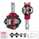 MZ-152 red_Bike Pedal Ultralight Aluminum  Sealed Bearings Road Bmx Mtb SPD Pedals Non-Slip Waterpro