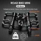 Road Bike MINI Black_WEST BIKING Ultralight MTB Pedals 3 Bearings Bicycle Titanium Alloy Axle Flat P