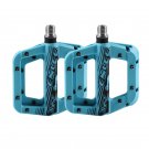 M991 blue_ENLEE Ultralight Seal Bearings Bike Pedals Cycling Nylon Road bmx Mtb Flat Platform Bicycl