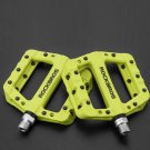 Turquoise_ROCKBROS Ultralight Bicycle Pedals, Nylon Bearings, Durable, Widen Area, Bike Parts, Cycli Turquoise_ROCKBROS Ultralight Bicycle Pedals, Nylon Bearings, Durable, Widen Area, Bike Parts, Cycli