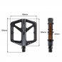 Orange_BOLANY Nylon Bicycle Pedal Anti-slip Mountain Bike Pedals Dustprood Waterproof Seal Double Be