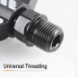 Orange_BOLANY Nylon Bicycle Pedal Anti-slip Mountain Bike Pedals Dustprood Waterproof Seal Double Be