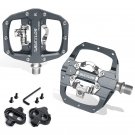 Grey pedal-Cleat_BUCKLOS Pedals Contact MTB Bike Cleat Pedal Flat Dual Function Mountain Bike Pedal Grey pedal-Cleat_BUCKLOS Pedals Contact MTB Bike Cleat Pedal Flat Dual Function Mountain Bike Pedal