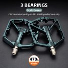 3 Bearing 109Green_WEST BIKING MTB Cycling Pedals Sealed Bearing Ultralight Aluminum Alloy Footboard