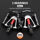Ultralight 083Black_WEST BIKING MTB Cycling Pedals Sealed Bearing Ultralight Aluminum Alloy Footboar