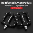 2017-12CBK_ROCKBROS bicycle ultra-light bearing pedal nylon composite high-speed bearing + graphite 