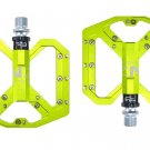 green_ENZO Flat Foot Ultralight Mountain Bike Pedals MTB CNC Aluminum Alloy Sealed 3 Bearing Anti-sl green_ENZO Flat Foot Ultralight Mountain Bike Pedals MTB CNC Aluminum Alloy Sealed 3 Bearing Anti-sl