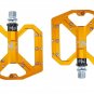 Red_ENZO Flat Foot Ultralight Mountain Bike Pedals MTB CNC Aluminum Alloy Sealed 3 Bearing Anti-slip