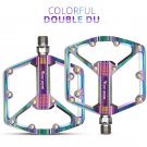 Double DU Colorful_WEST BIKING Widen Bicycle Pedals Colorful 3 Bearing Aluminum Road BMX MTB Bike An Double DU Colorful_WEST BIKING Widen Bicycle Pedals Colorful 3 Bearing Aluminum Road BMX MTB Bike An