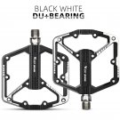 DU-Bearing Black_WEST BIKING Widen Bicycle Pedals Colorful 3 Bearing Aluminum Road BMX MTB Bike Anti DU-Bearing Black_WEST BIKING Widen Bicycle Pedals Colorful 3 Bearing Aluminum Road BMX MTB Bike Anti