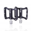 Black_ZTTO Ultralight MTB Bicycle Pedals Mountain Road Bike CNC Bearings Anti-Slip Nails Pedal Light