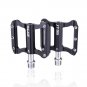 Black_ZTTO Ultralight MTB Bicycle Pedals Mountain Road Bike CNC Bearings Anti-Slip Nails Pedal Light