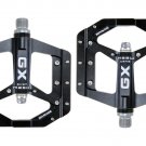 black_New GX flat foot pedal Sealed Bike Pedals CNC Aluminum Body For MTB Road Mountain Bike 3 Beari black_New GX flat foot pedal Sealed Bike Pedals CNC Aluminum Body For MTB Road Mountain Bike 3 Beari